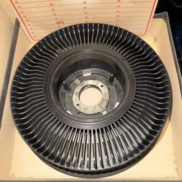 Vintage Kodak Carousel Slide Tray for 80 Slides in Original Box Index Card 2 - Picture 3 of 16